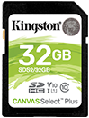 32GB SDHC Canvas Select Plus 100R C10 UHS-I U1 V10