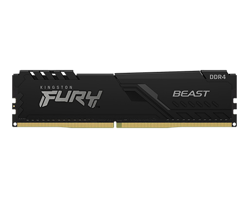 Kingston FURY™ Beast DDR4 Memory – 4GB-128GB 2666MT/s-3733MT/s
