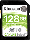 product sdcard canvas select sds128gb