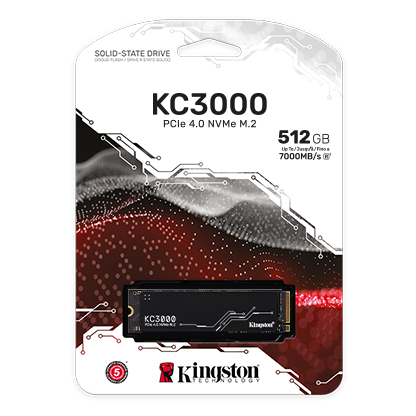 KC3000 PCIe 4.0 NVMe M.2 SSD - 512 GB