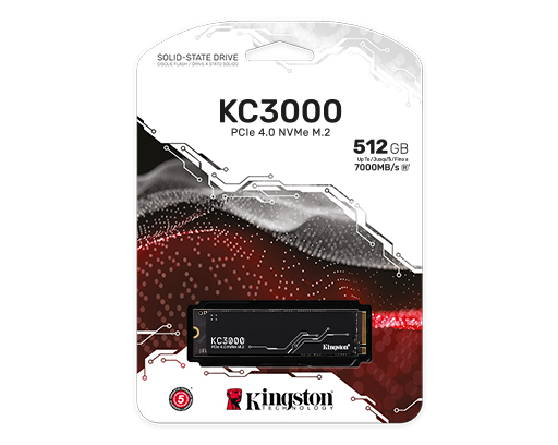 SSD Kingston KC3000 <SKC3000S/512G> (512 Гб, M.2, M.2 PCI-E, Gen4 x4, 3D  TLC (Triple Level Cell)) — купить, цена и характеристики, отзывы