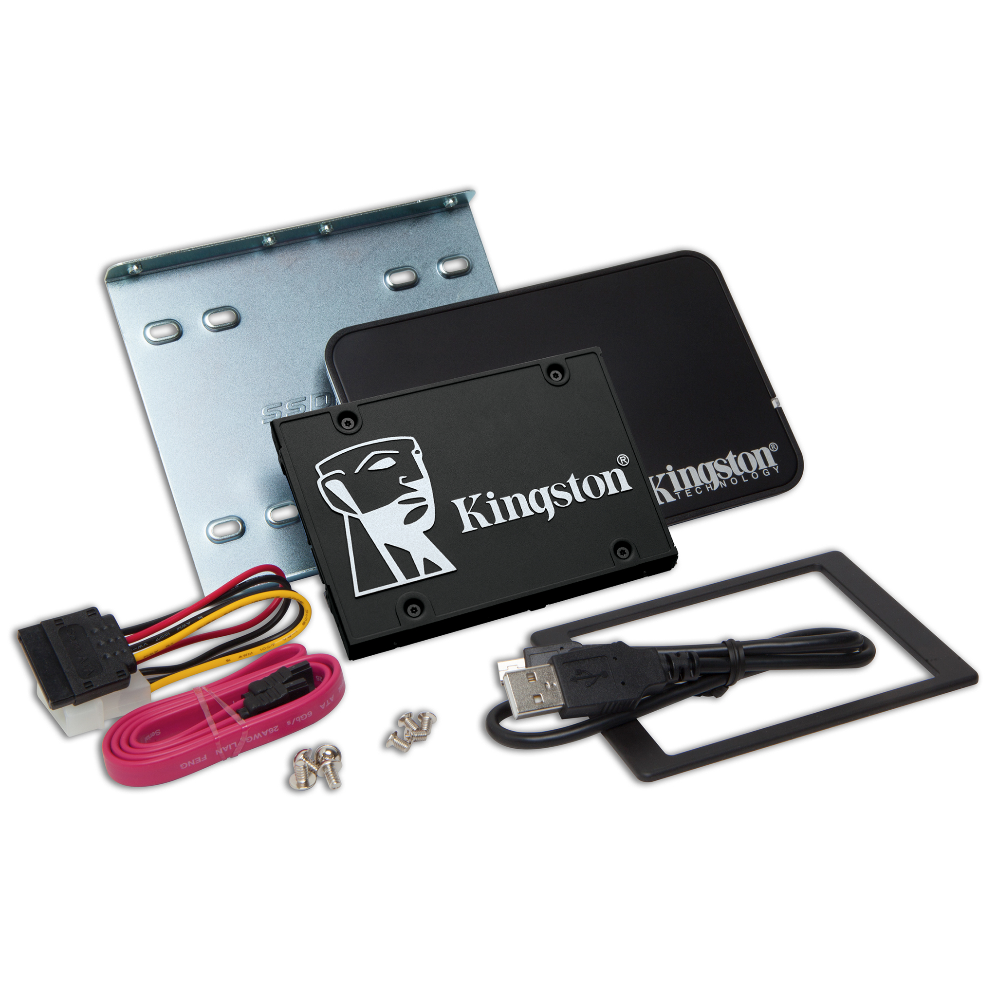 tommelfinger Total Forgænger KC600 – Up to 2TB 2.5" and mSATA SSD with Hardware-based Self-encryption  and 3D TLC NAND - Kingston Technology