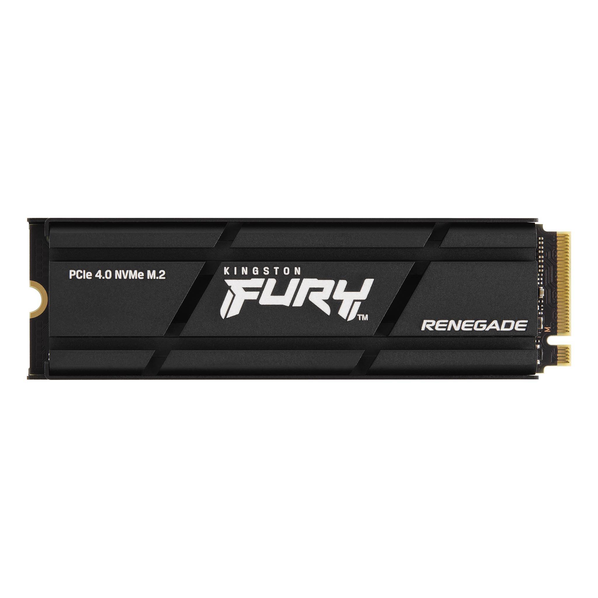 Kingston fury renegade 1tb | m. 2 2280 pcie 4. 0 x4 nvme | 7300/6000 mb/s | hladilnik | ssd disk 1 Kingston fury renegade 1tb pcie 4. 0 nvme ssd disk z aluminijastim hladilnikom