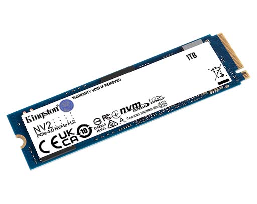 NV2 PCIe 4.0 NVMe SSD 250GB モデル – 4TB - Kingston Technology