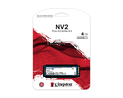 NV2 PCIe 4.0 NVMe SSD 250GB – 4TB - 金士顿科技