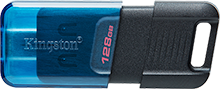 128GB DataTraveler 80 M 200MB/s USB-C 3.2 Gen 1