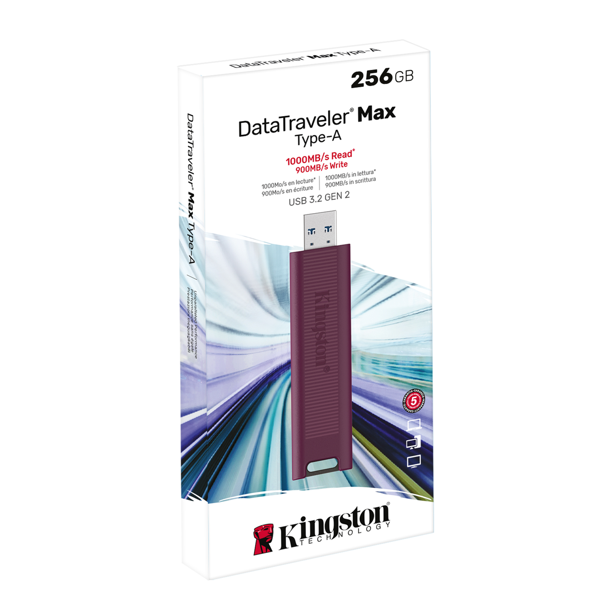 DataTraveler Max - Flash serie Drive USB 3.2 Gen 2 USB-C, USB-A