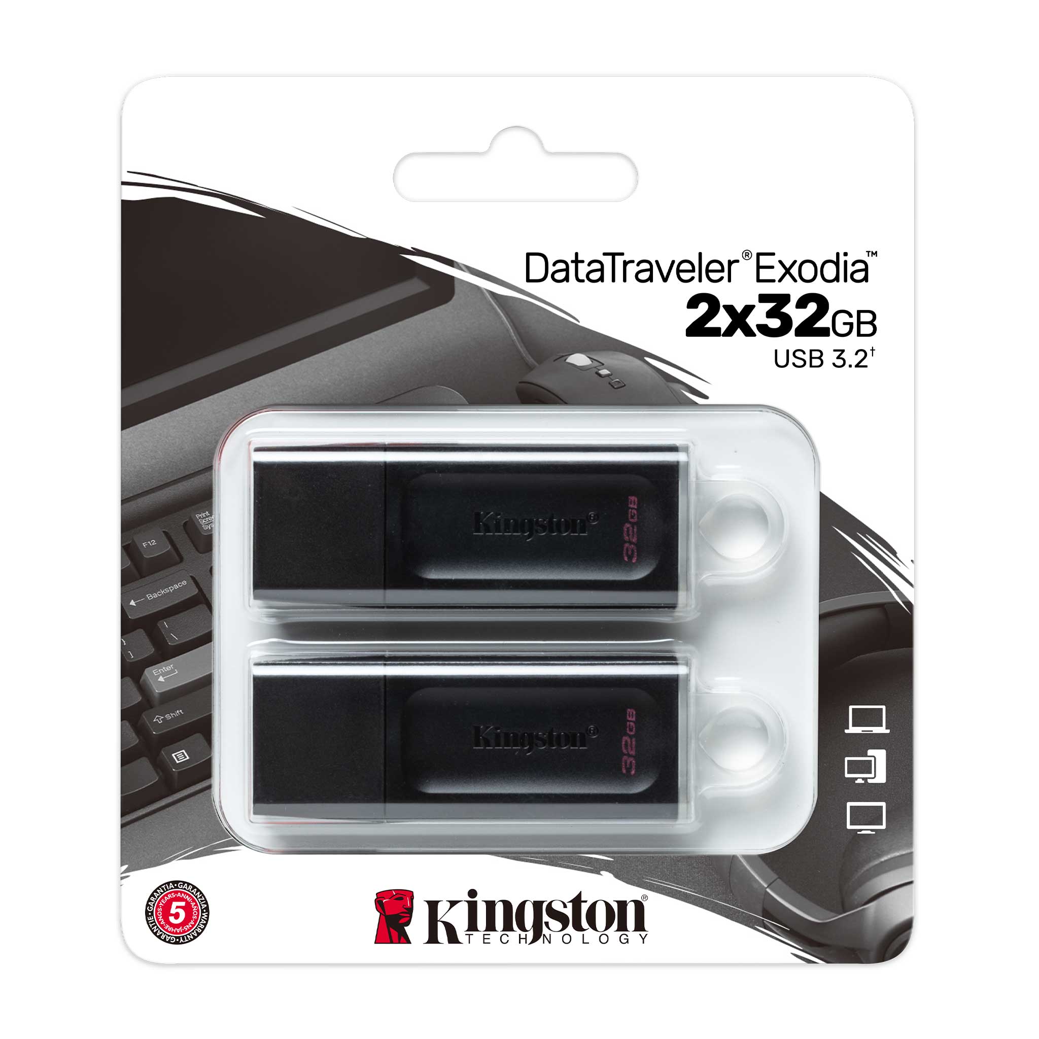 Kingston Kingston DataTraveler Exodia 32 GB USB-Stick Daten Büro Speicherkapazität Exodia 