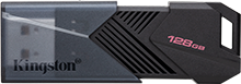 128GB Portable USB 3.2 Gen 1 DataTraveler Exodia Onyx