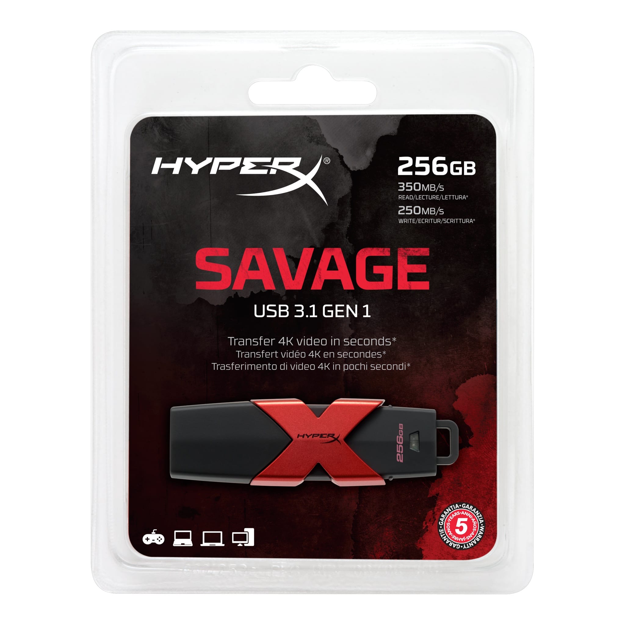 Hyperx Savage Usb 3 1 High Speed Flash Drive