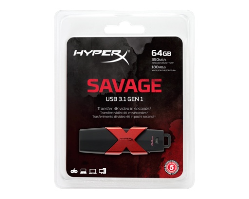 Hyperx Savage Usb 3 1 High Speed Flash Drive