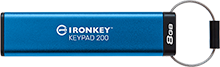 8GB IronKey Keypad 200, FIPS 140-3 Lvl 3 (Pending) AES-256 Encrypted