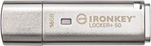 16GB IronKey Locker Plus 50 AES Encrypted, USBtoCloud