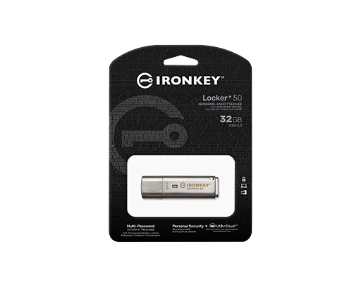 IronKey Locker+ 50暗号化 USB フラッシュドライブ - Kingston Technology