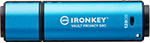 128GB USB-C IronKey Vault Privacy 50C AES-256 Encrypted, FIPS 197