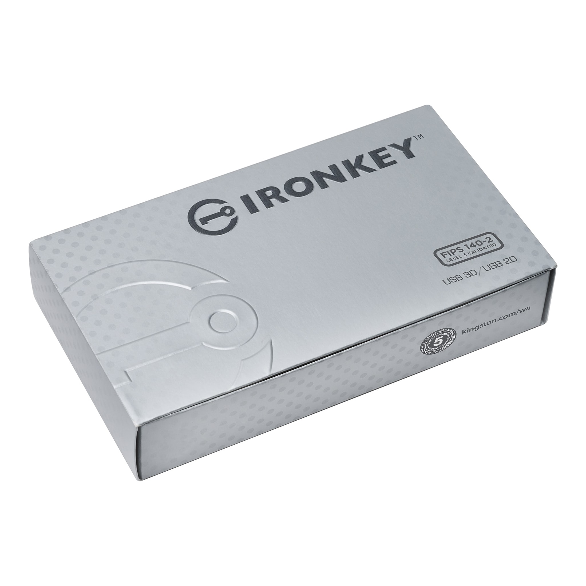 オンデバイスの Cryptochip 搭載の IronKey S1000 USB ドライブ - 4GB 