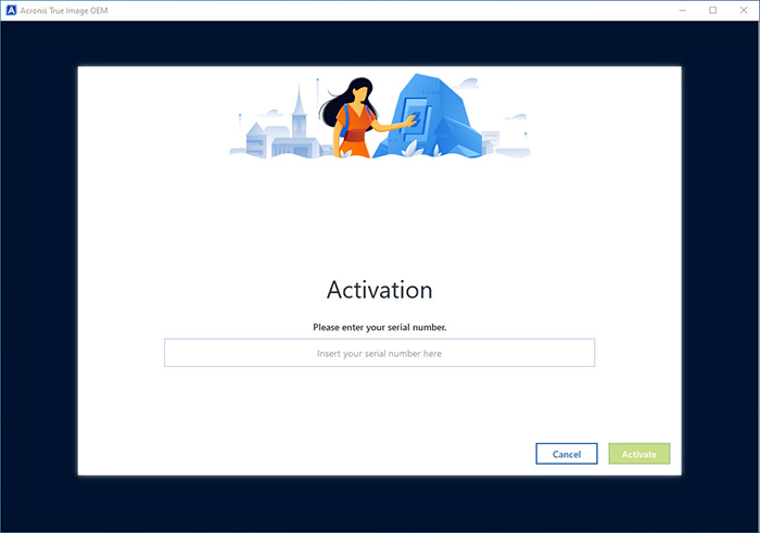 Hướng dẫn tải xuống, cài đặt và kích hoạt Acronis® True Image™ OEM