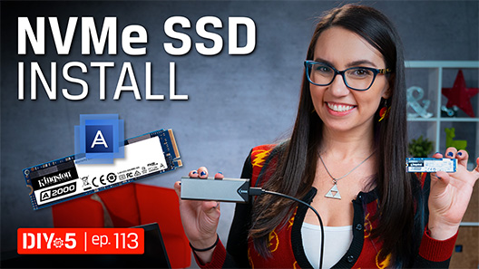 NVMe SSD のノートパソコンへの取り付け方法