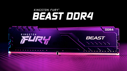 Kingston Technology FURY 64Go 3600MT/s DDR4 CL18 DIMM (Kit de 2) Beast  Black - SECOMP France
