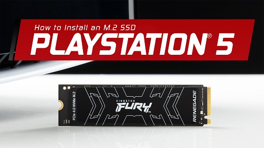 Instalación de un disco SSD M.2 en una PlayStation®5