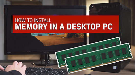 데스크톱 PC에 메모리를 설치하는 방법