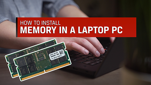 Installation d’une mémoire dans un PC portable