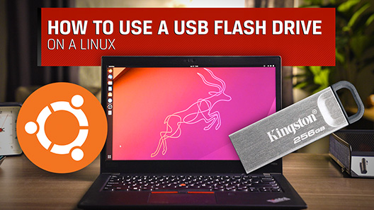 Ubuntu Linux'ta bir USB Sürücü Kullanmak