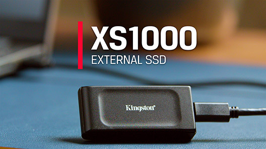 Kingston XS2000 1TB Pocket-sized High Performance Portable SSD with USB-C  SX2000/1000G 