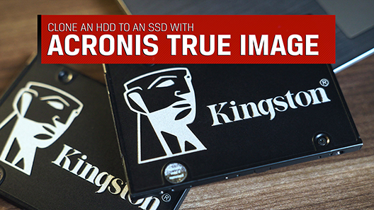 Clonación de un HDD en un disco SSD con Acronis True Image