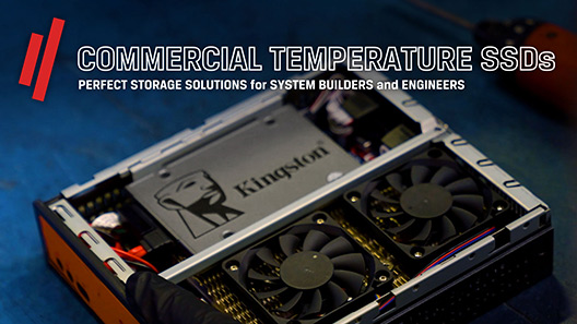 SSD de temperatura comercial – Unidades industriales de estado sólido de Kingston