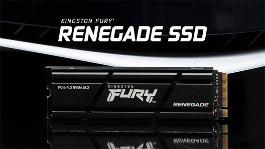A Kingston FURY SSD with heat spreader