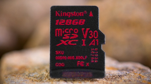 microSD cards with A1 classification are fast enough to be used by apps on a mobile phone, in addition to providing media storage.