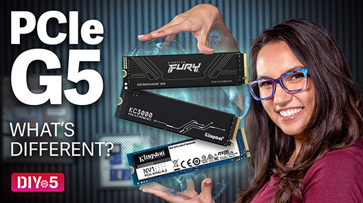 Триша держит несколько PCIe NVMe SSD-накопителей